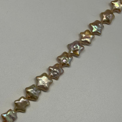 Peach Freshwater Cultured Star Shaped Pearl - (AAA Quality)
