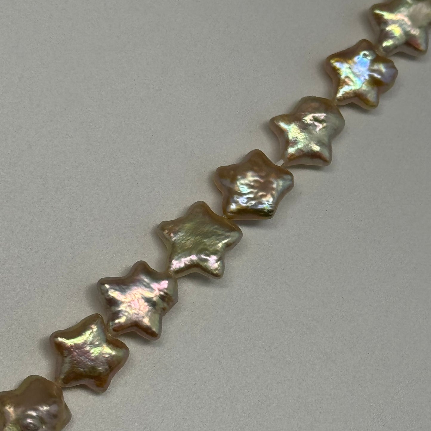 Peach Freshwater Cultured Star Shaped Pearl - (AAA Quality)