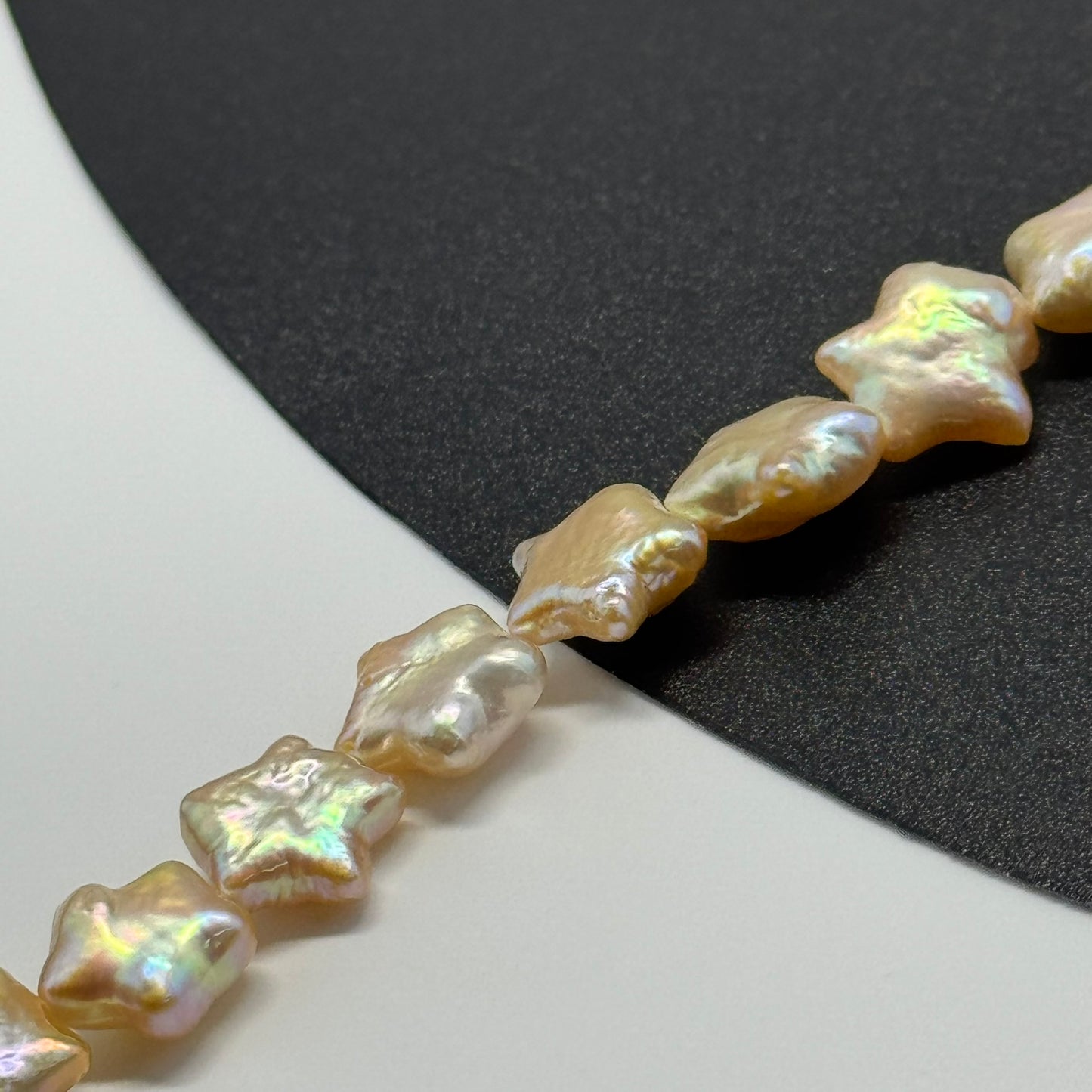 Peach Freshwater Cultured Star Shaped Pearl - (AAA Quality)