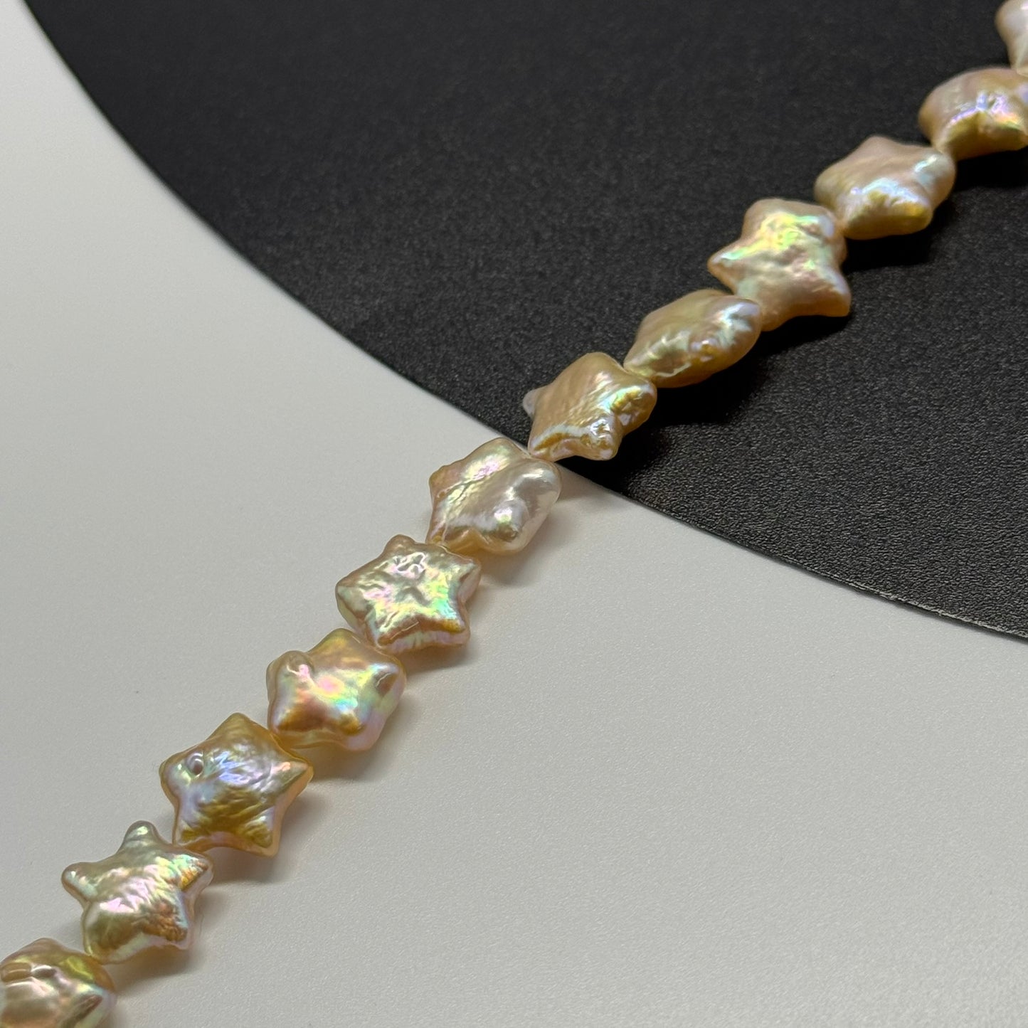 Peach Freshwater Cultured Star Shaped Pearl - (AAA Quality)