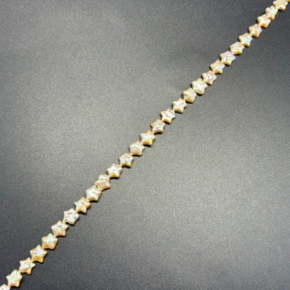 Peach Freshwater Cultured Star Shaped Pearl - (AAA Quality)