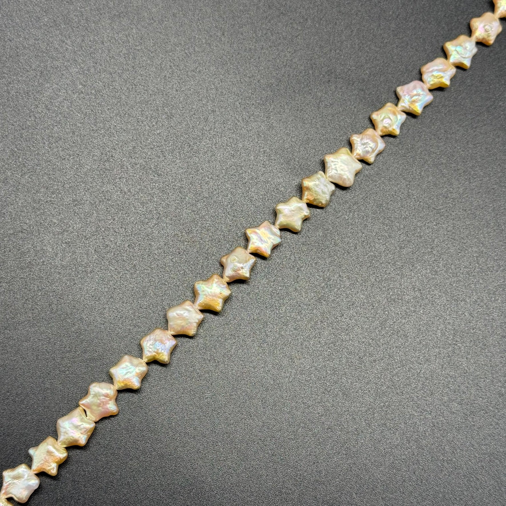 Peach Freshwater Cultured Star Shaped Pearl - (AAA Quality)