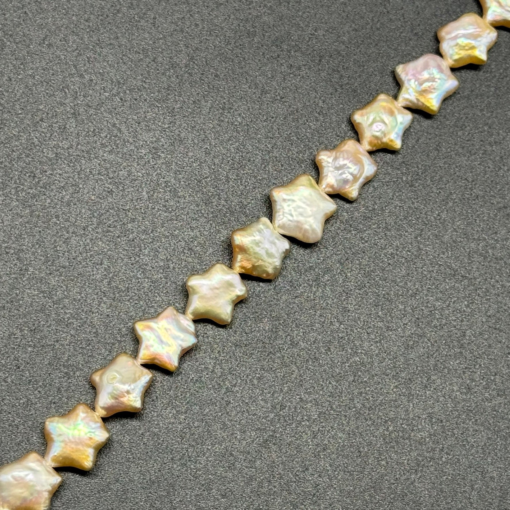 Peach Freshwater Cultured Star Shaped Pearl - (AAA Quality)