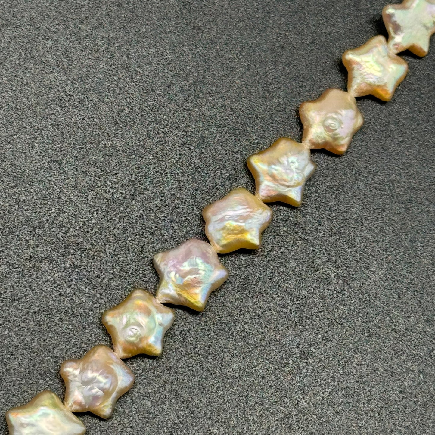 Peach Freshwater Cultured Star Shaped Pearl - (AAA Quality)
