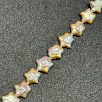 Peach Freshwater Cultured Star Shaped Pearl - (AAA Quality)