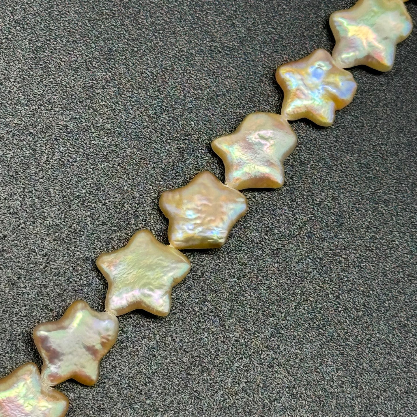 Peach Freshwater Cultured Star Shaped Pearl - (AAA Quality)