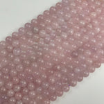 Rose de France Amethyst Polished Round Beads