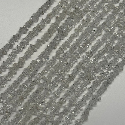 Herkimer Diamond Cut Gemstone Beads