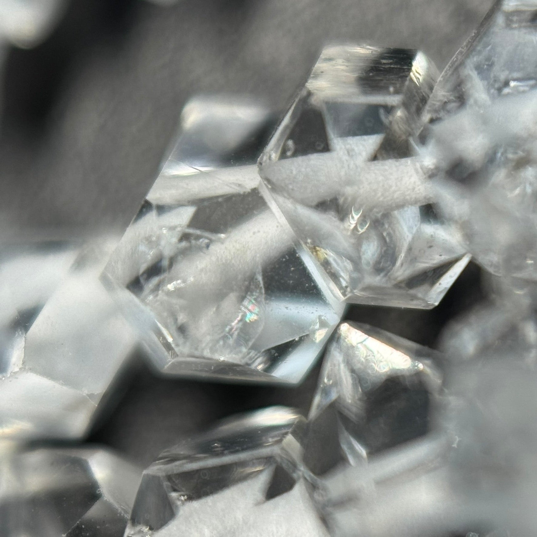 Herkimer Diamond Cut Gemstone Beads
