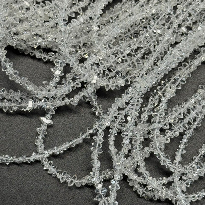 Herkimer Diamond Cut Gemstone Beads