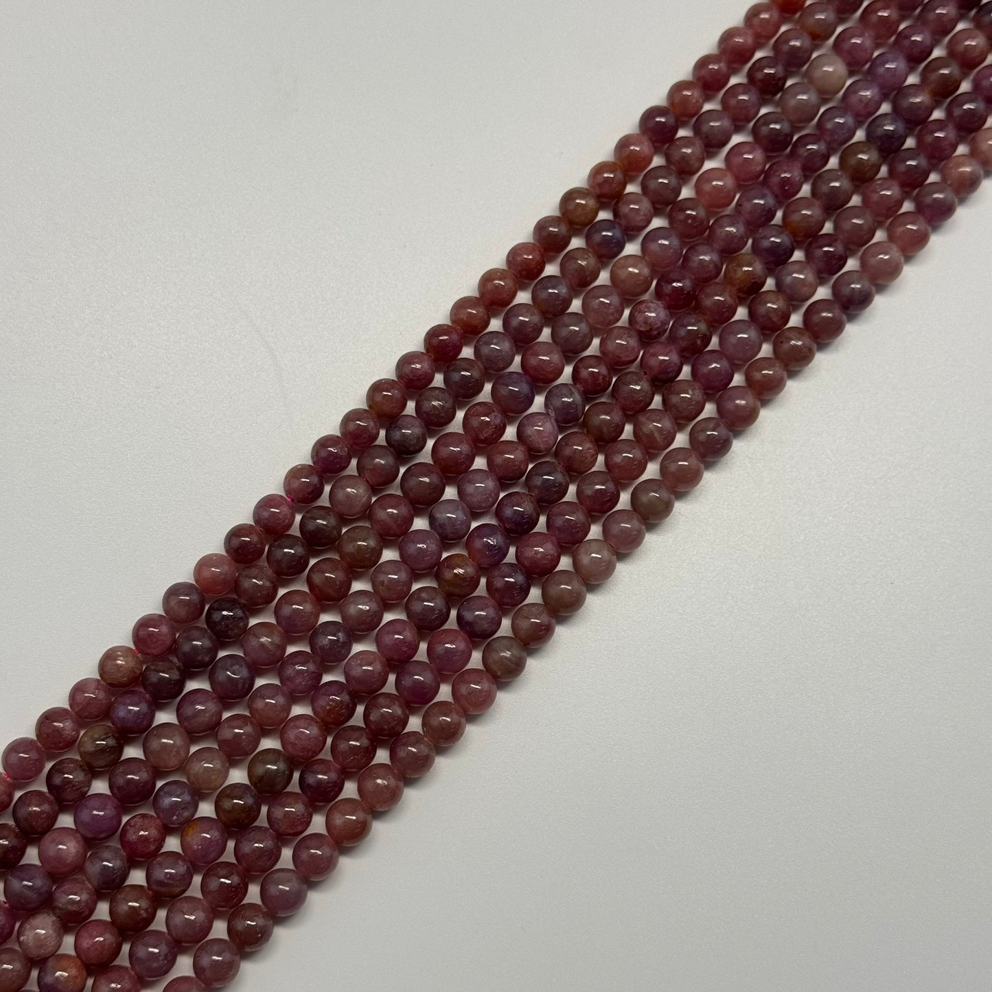 Ruby Polished Round Stone Beads - (AAAA Quality)