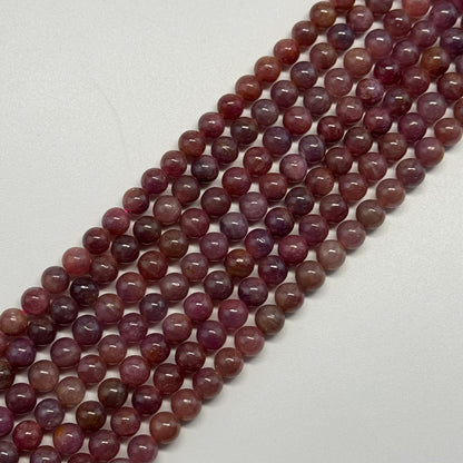 Ruby Polished Round Stone Beads - (AAAA Quality)