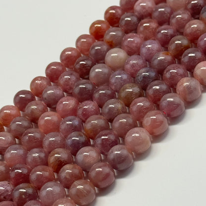 Ruby Polished Round Stone Beads - (AAAA Quality)
