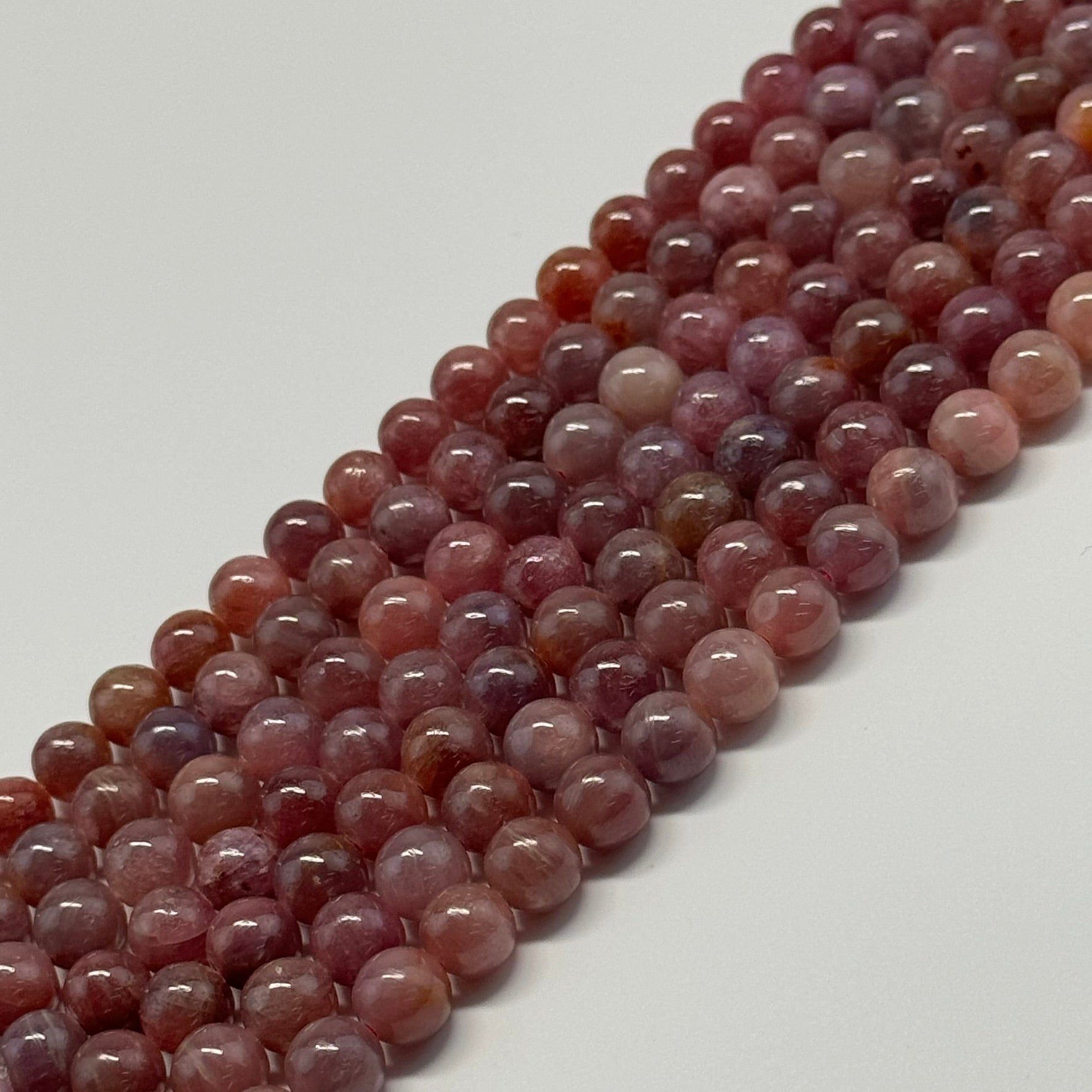 Ruby Polished Round Stone Beads - (AAAA Quality)