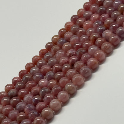 Ruby Polished Round Stone Beads - (AAAA Quality)