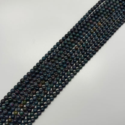 Ruby Zoisite Polished Round Gemstone Beads - (AA Quality)