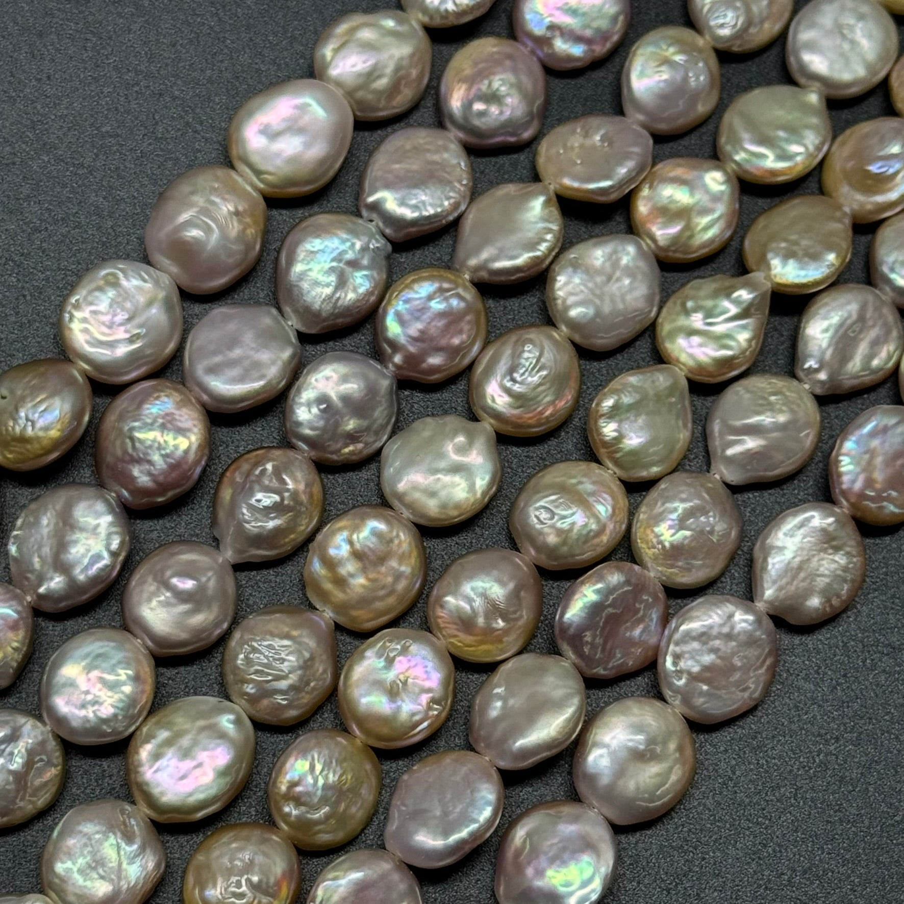 Pink Freshwater Cultured Coin Pearl - (AAA Quality)