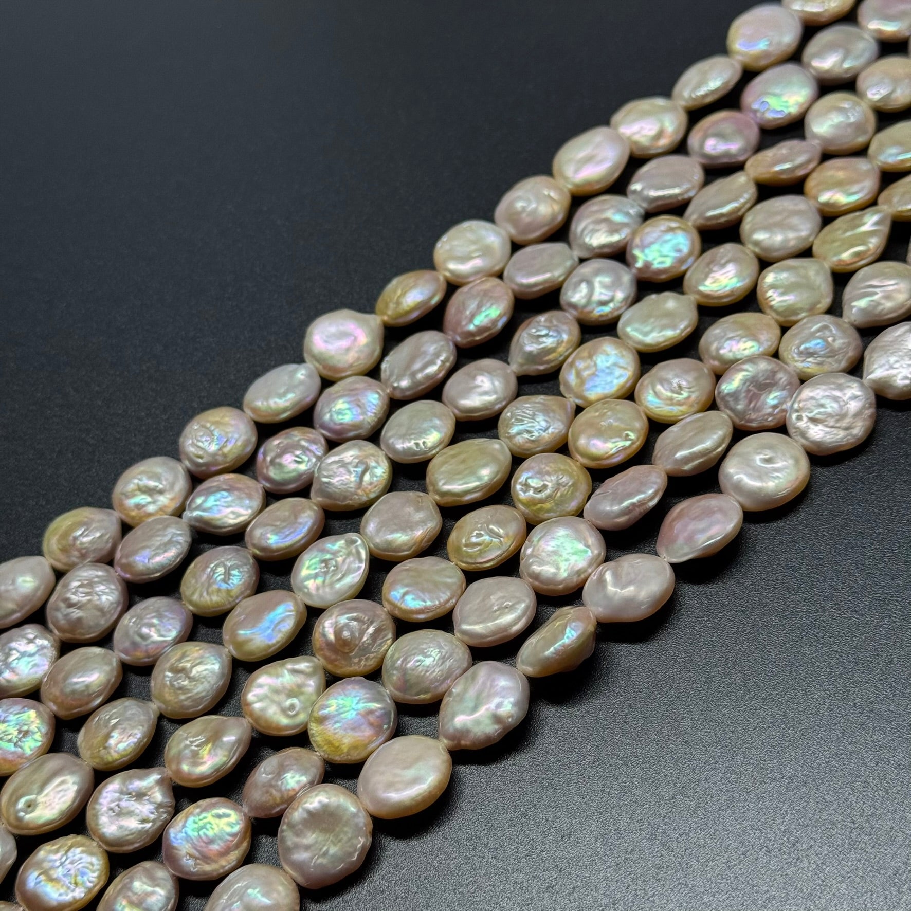 Pink Freshwater Cultured Coin Pearl - (AAA Quality)