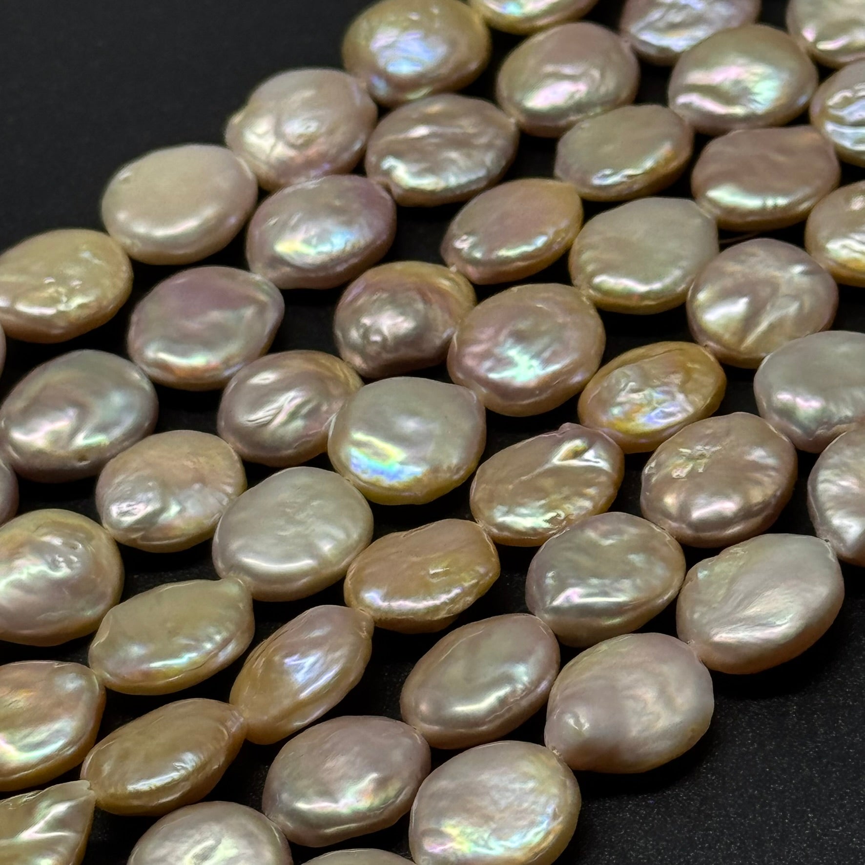 Pink Freshwater Cultured Coin Pearl - (AAA Quality)