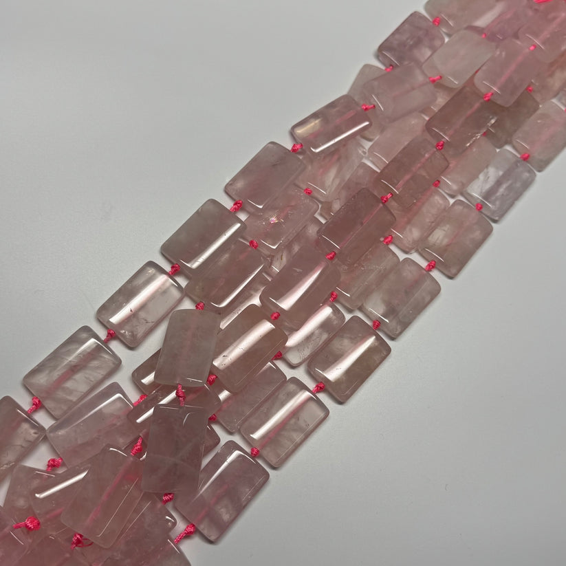 Faceted Rectangular Semi Precious Stone Beads