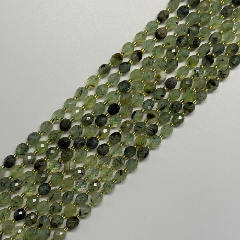Prehnite Crystal Beads