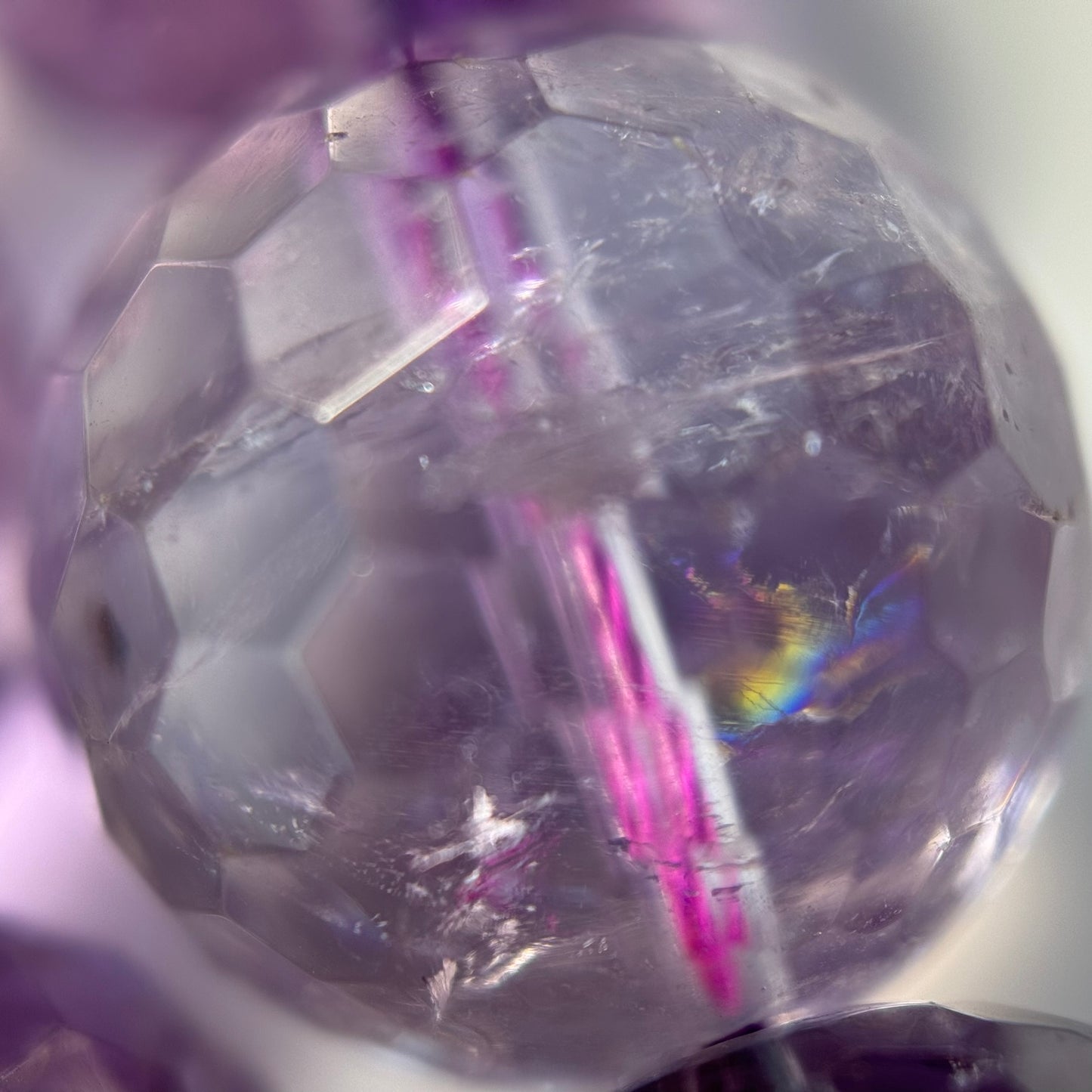 Natural Ametrine Faceted Round Gemstone Beads – Extremely Rare - (AAAAA Quality)