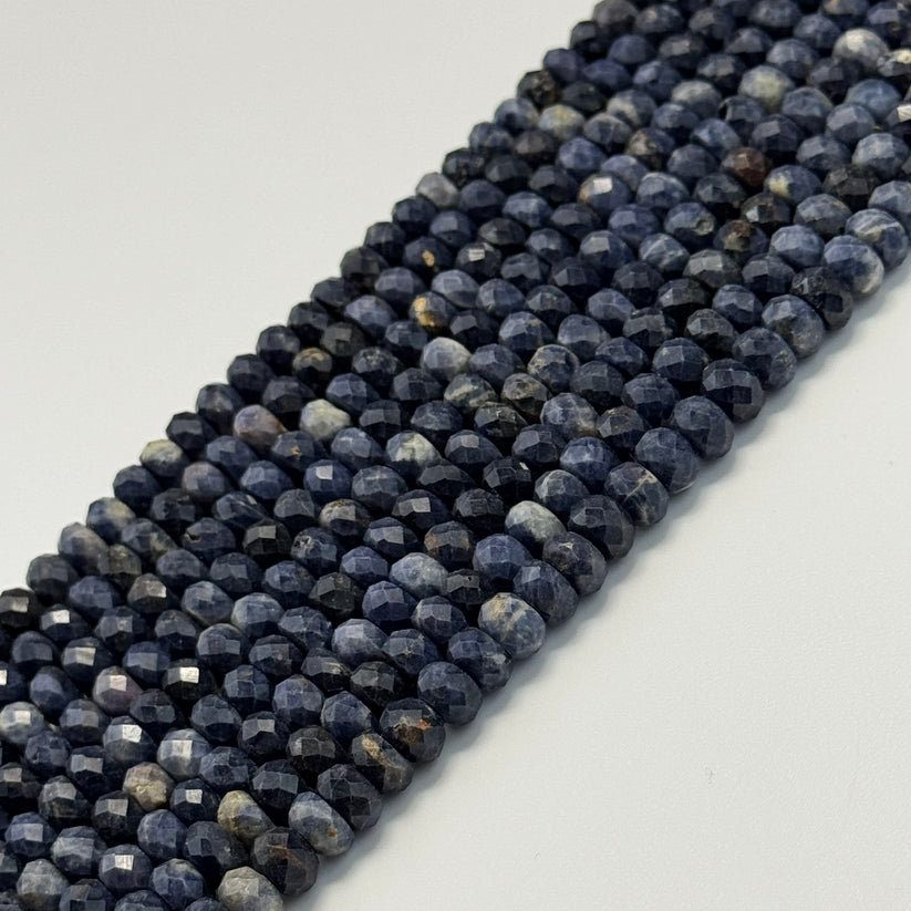 Faceted Rondelle Beads: Crystal & Gemstone Rondelle Beads for Jewelry Making, Beaded Necklaces, and More