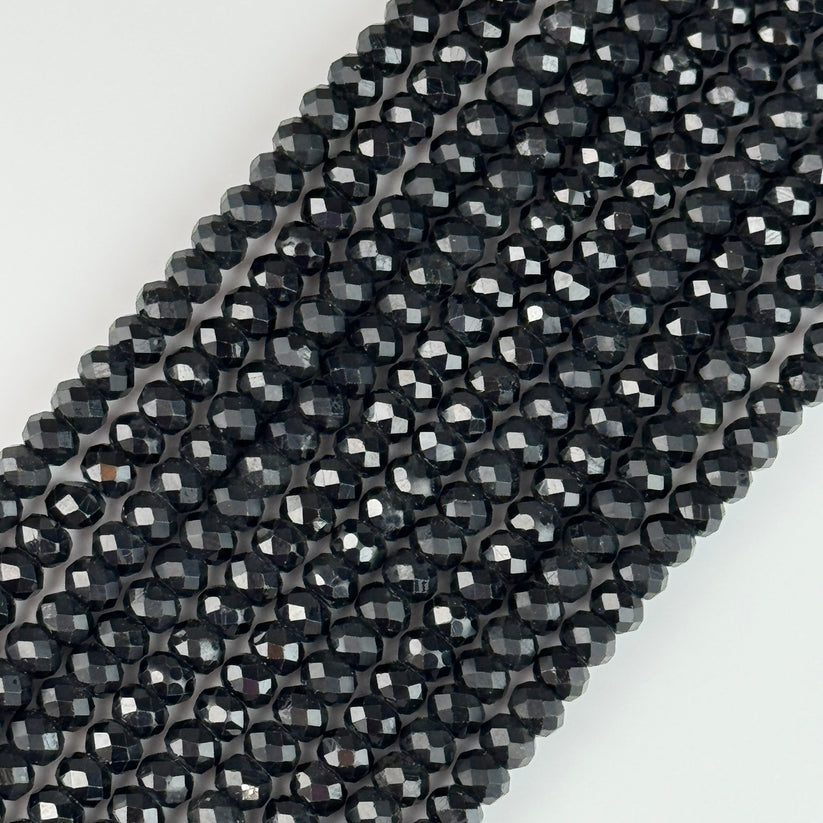 Faceted Rondelle Beads: Crystal & Gemstone Rondelle Beads for Jewelry Making, Beaded Necklaces, and More