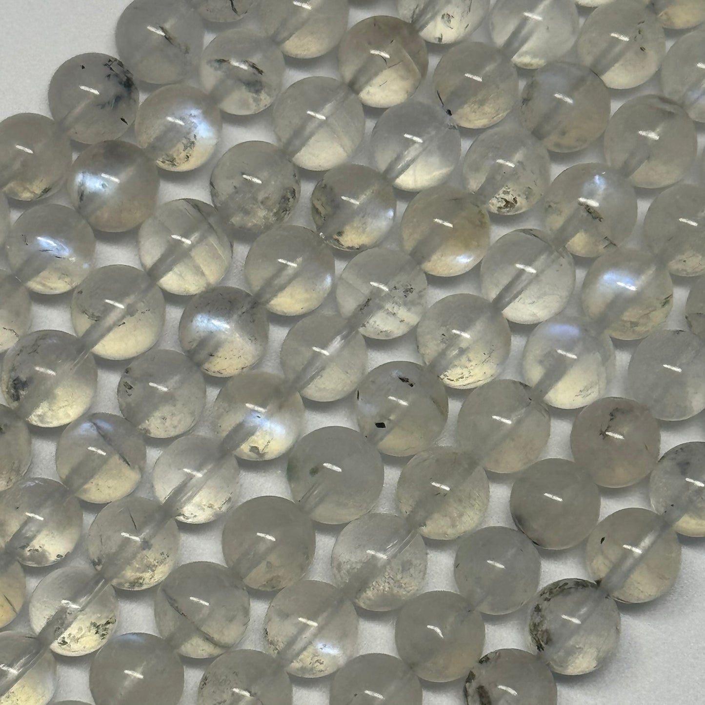 Moonstone Polished Round Gemstone Beads - (AAAAA Quality)
