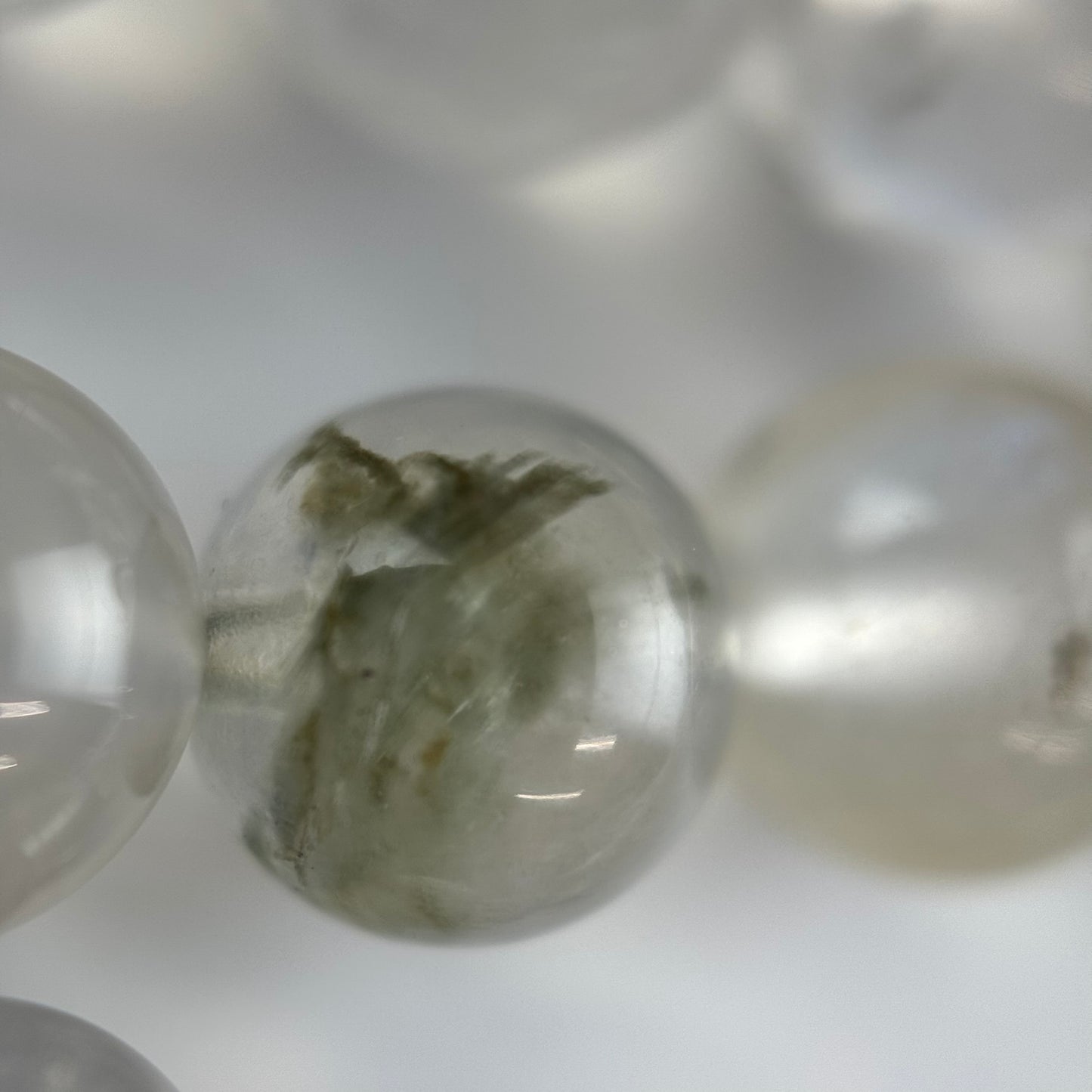 Moonstone Polished Round Gemstone Beads - (AAAAA Quality)