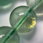 Green Fluorite Beads - Polished Round