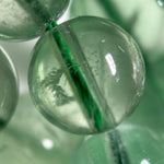 Green Fluorite Beads - Polished Round