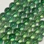 Green Fluorite Beads - Polished Round