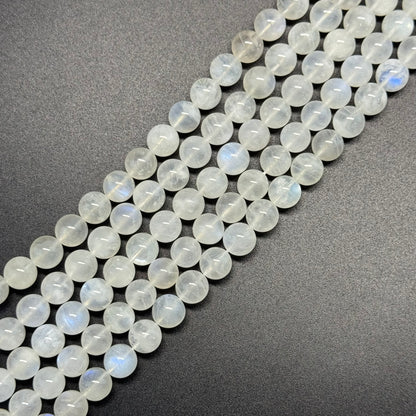 Moonstone Polished Round Beads - (AAAA+ Quality)