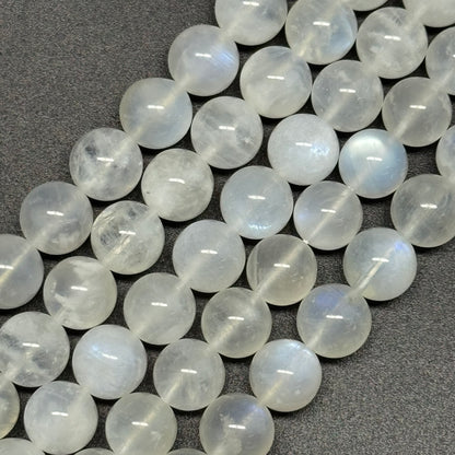 Moonstone Polished Round Beads - (AAAA+ Quality)