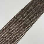 Brown Faceted Obsidian Beads - Round Beads