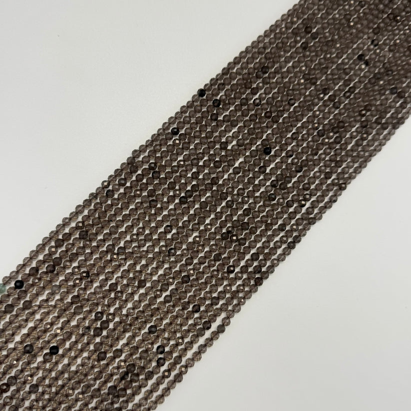 Faceted Round Stone Beads