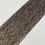 Brown Faceted Obsidian Beads - Round Beads