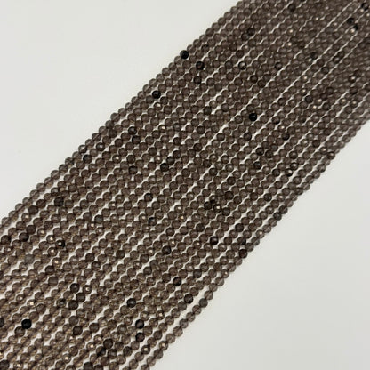 Obsidian Brown Faceted Round Beads - (AAA Quality)