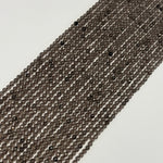 Brown Faceted Obsidian Beads - Round Beads