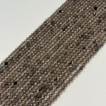 Brown Faceted Obsidian Beads - Round Beads