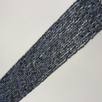 Blue Coral Beads - Faceted Round Beads