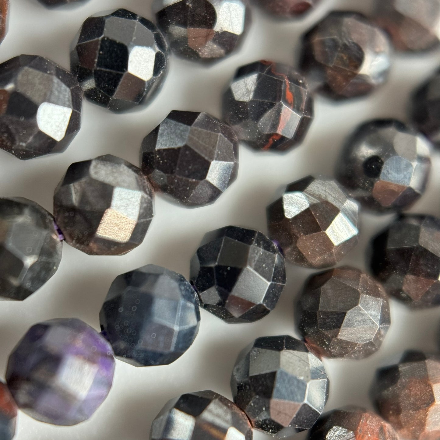 Sugilite Beads - Faceted Round Beads