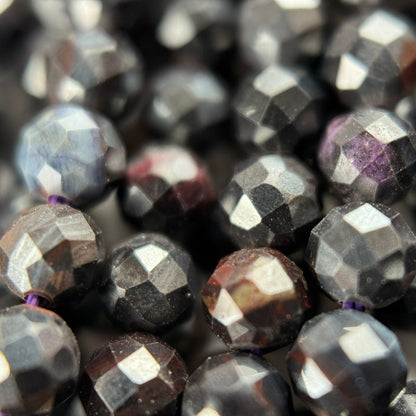 Sugilite Beads - Faceted Round Beads