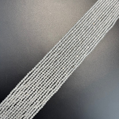 Clear Quartz Faceted Round Beads (AA Quality)
