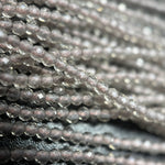 Brown Faceted Obsidian Beads - Round Beads