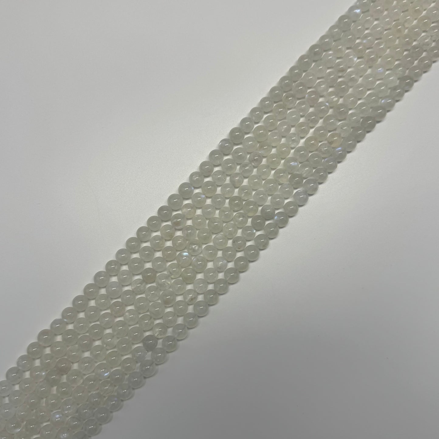 Moonstone Polished Round Beads - (AAAA+ Quality)