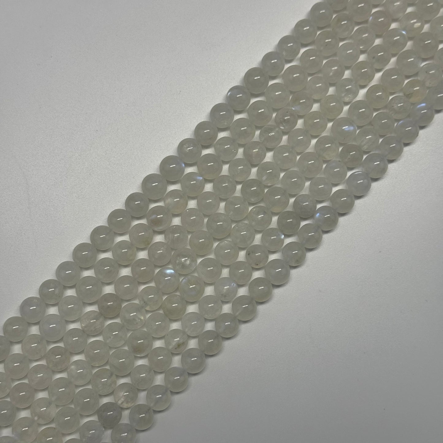 Moonstone Polished Round Beads - (AAAA+ Quality)