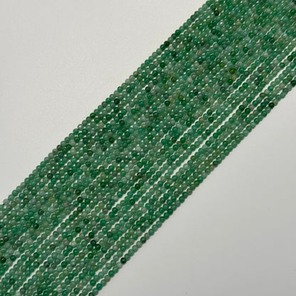 Emerald Precious Stone Beads - Polished Round
