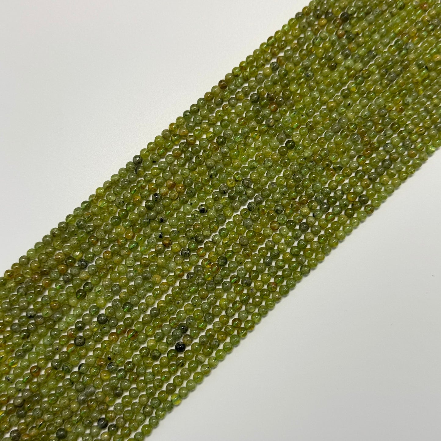 Peridot Polished Round Beads